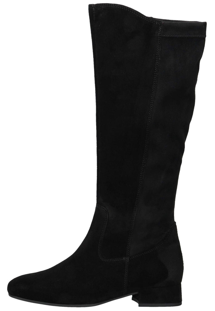 Gabor Stiefel Veloursleder/Microfaser Schwarz