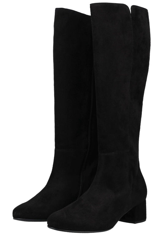 Gabor Stiefel Veloursleder Schwarz