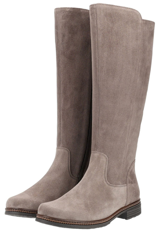Gabor Stiefel Veloursleder Taupe