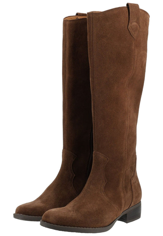 Gabor Stiefel Veloursleder Whisky