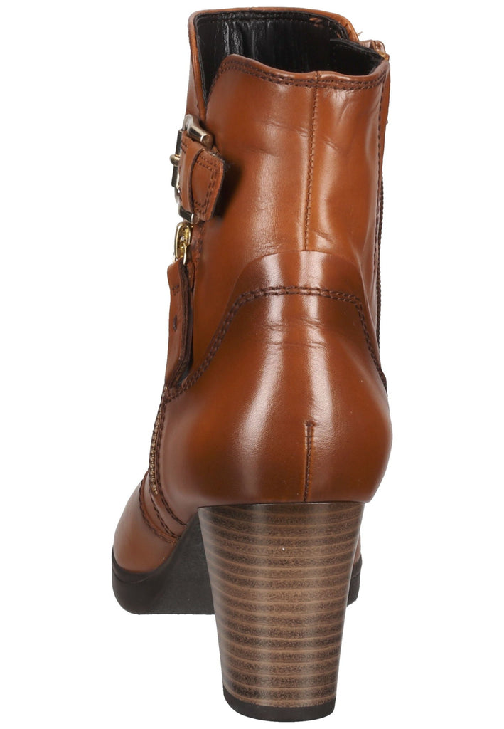 Gabor Stiefelette Glattleder Cognac