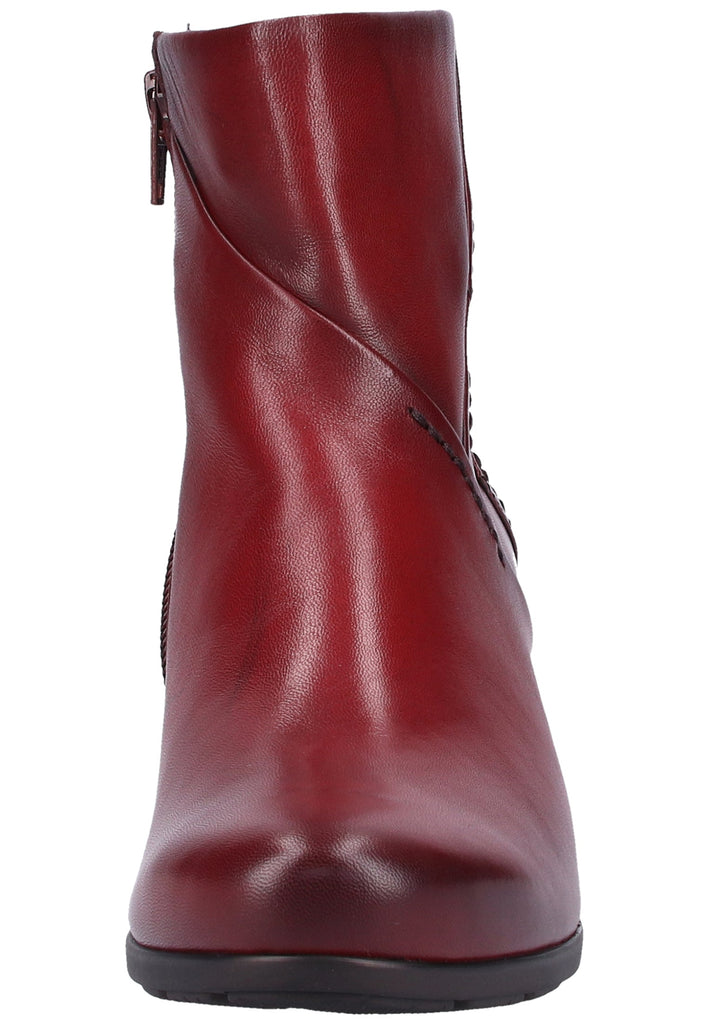 Gabor Stiefelette Glattleder Dunkelrot