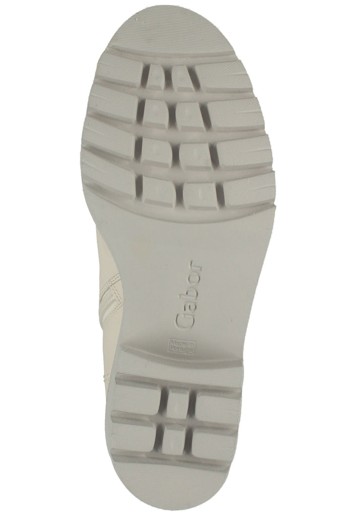 Gabor Stiefelette Glattleder Ivory
