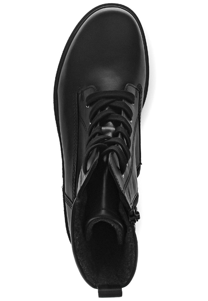 Gabor Stiefelette Glattleder Schwarz