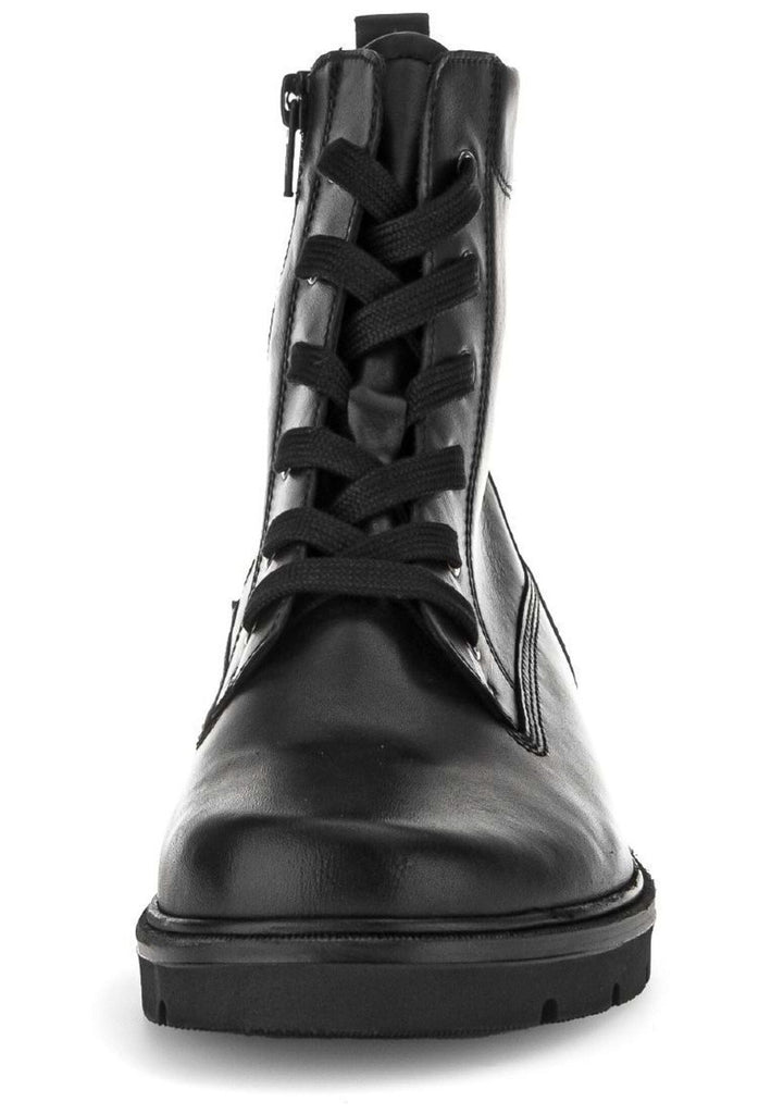 Gabor Stiefelette Glattleder Schwarz