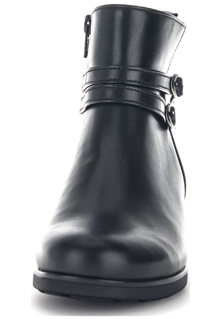 Gabor Stiefelette Glattleder Schwarz