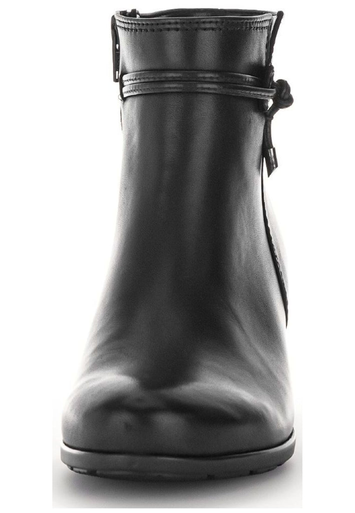 Gabor Stiefelette Glattleder Schwarz