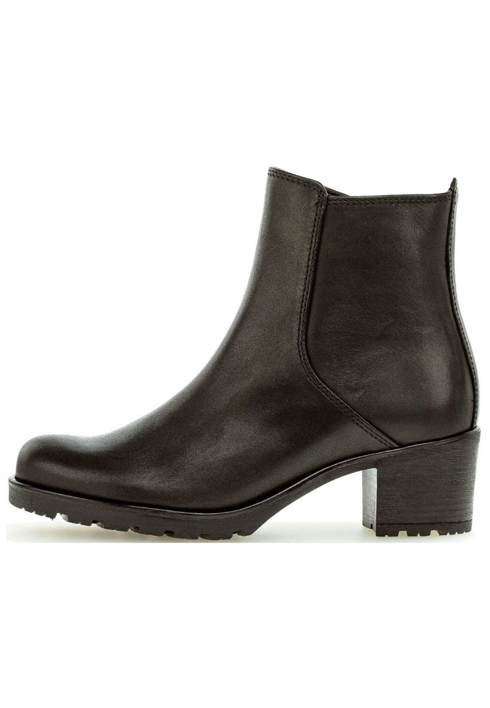 Gabor Stiefelette Glattleder Schwarz