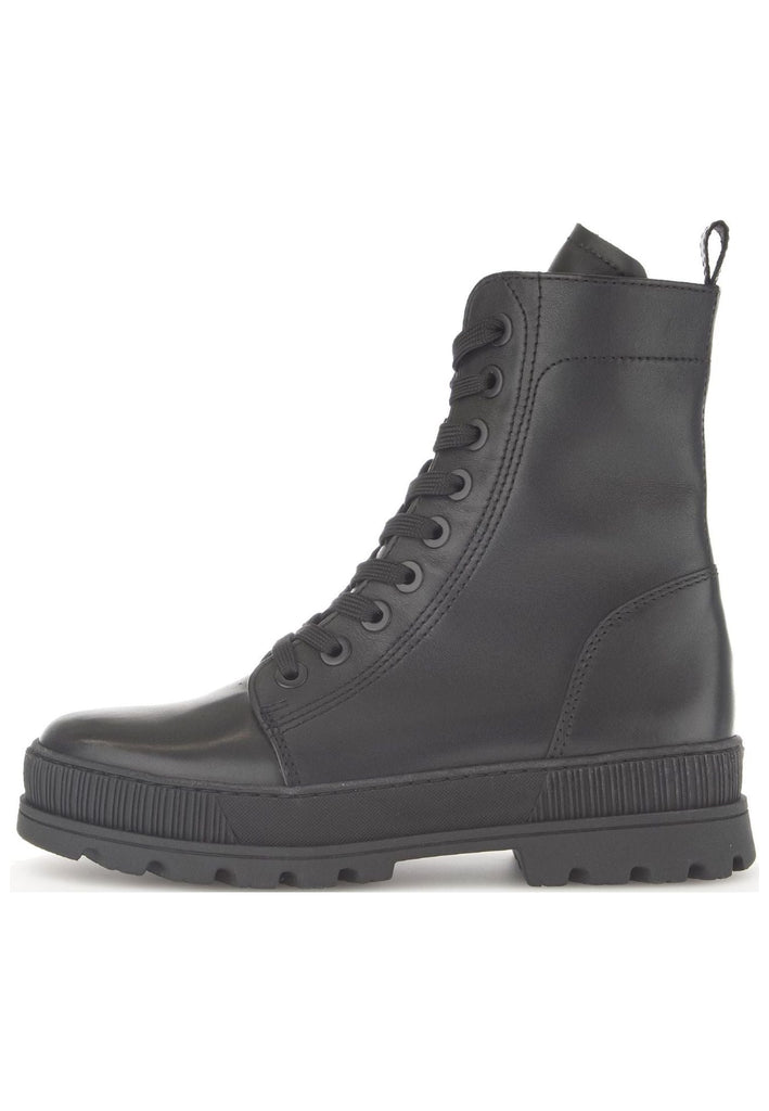 Gabor Stiefelette Glattleder Schwarz