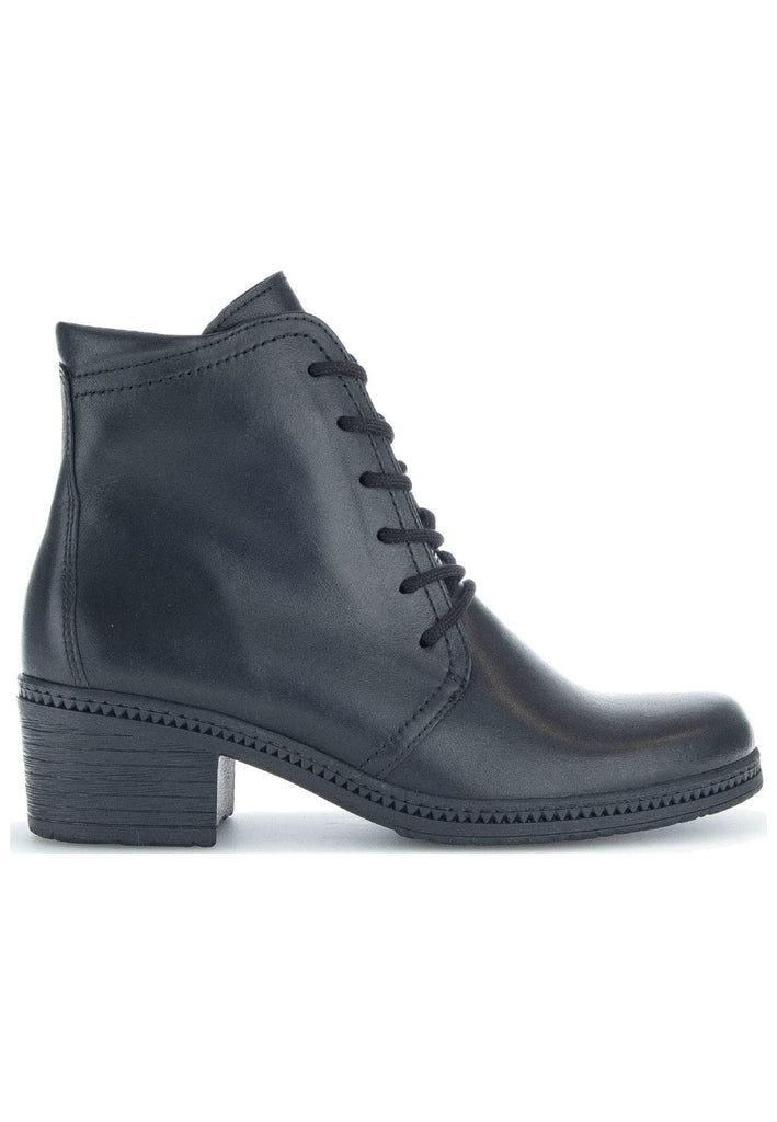 Gabor Stiefelette Glattleder Schwarz