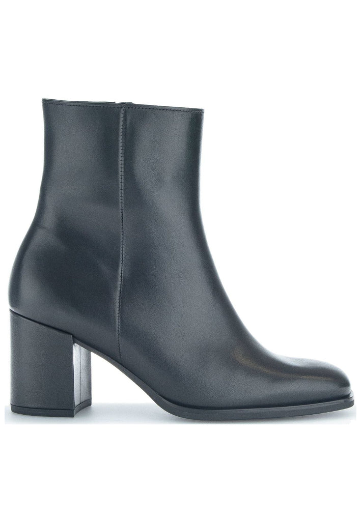 Gabor Stiefelette Glattleder Schwarz