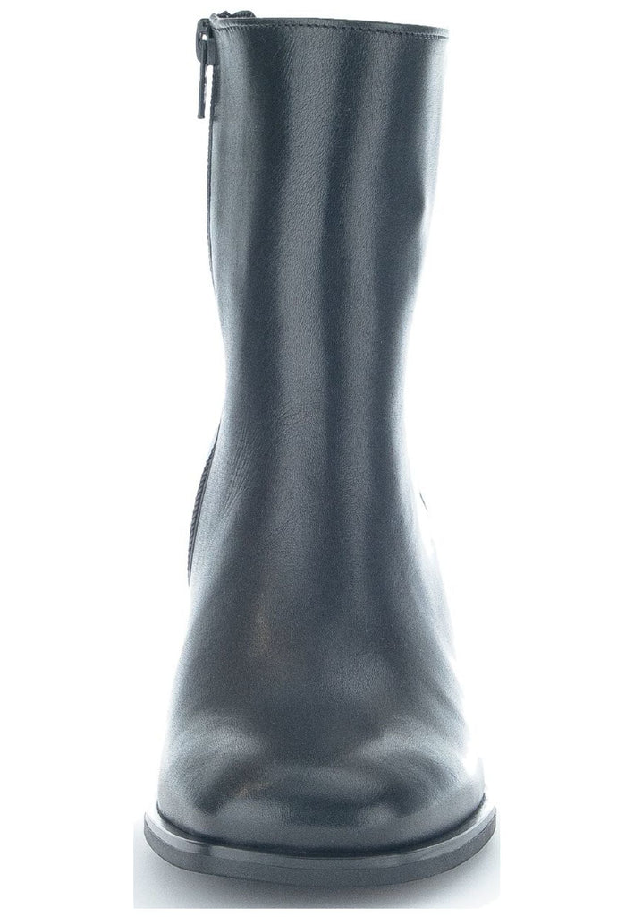 Gabor Stiefelette Glattleder Schwarz
