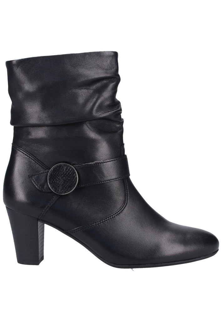 Gabor Stiefelette Glattleder Schwarz
