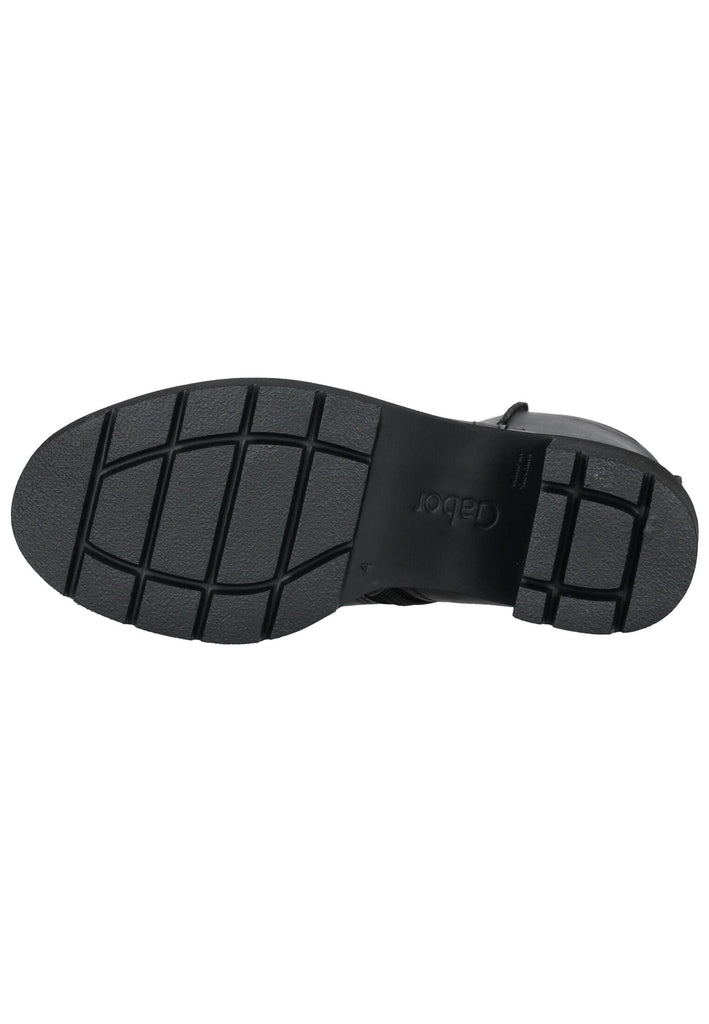 Gabor Stiefelette Glattleder Schwarz