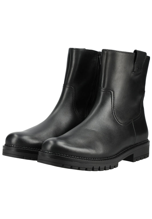 Gabor Stiefelette Glattleder Schwarz