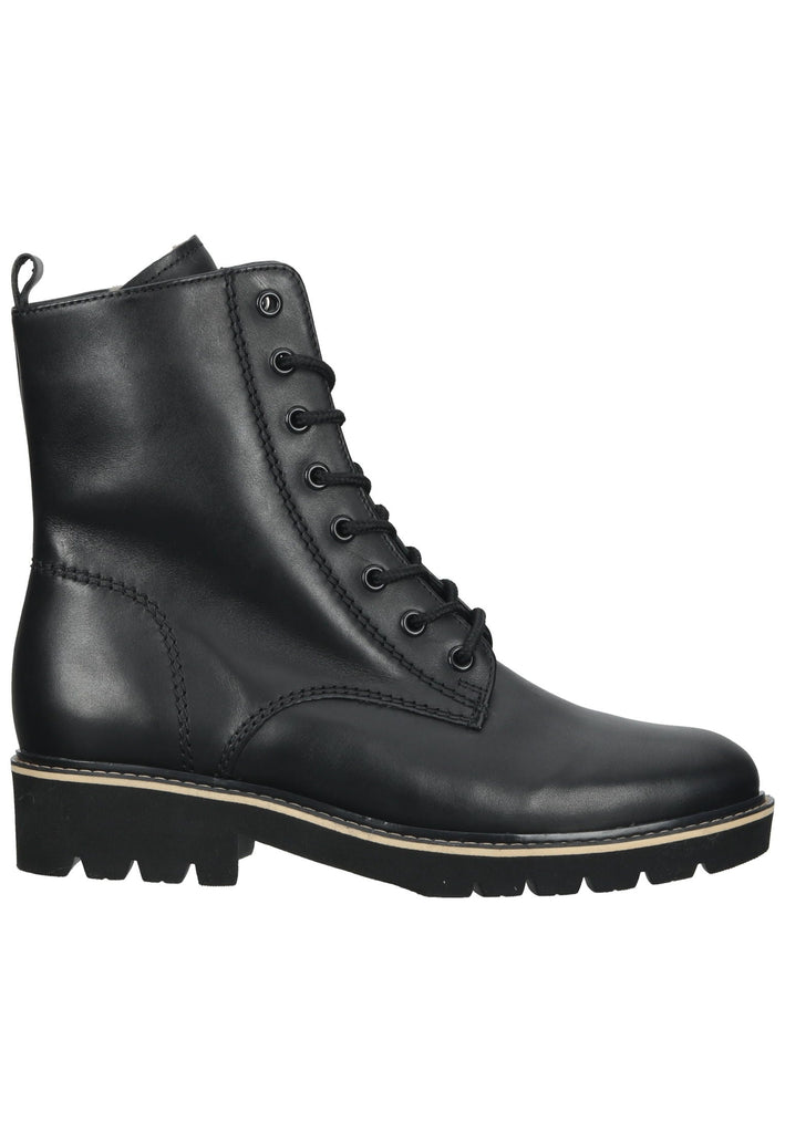 Gabor Stiefelette Glattleder Schwarz Warmfutter