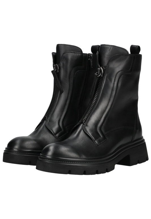 Gabor Stiefelette Glattleder Schwarz Warmfutter