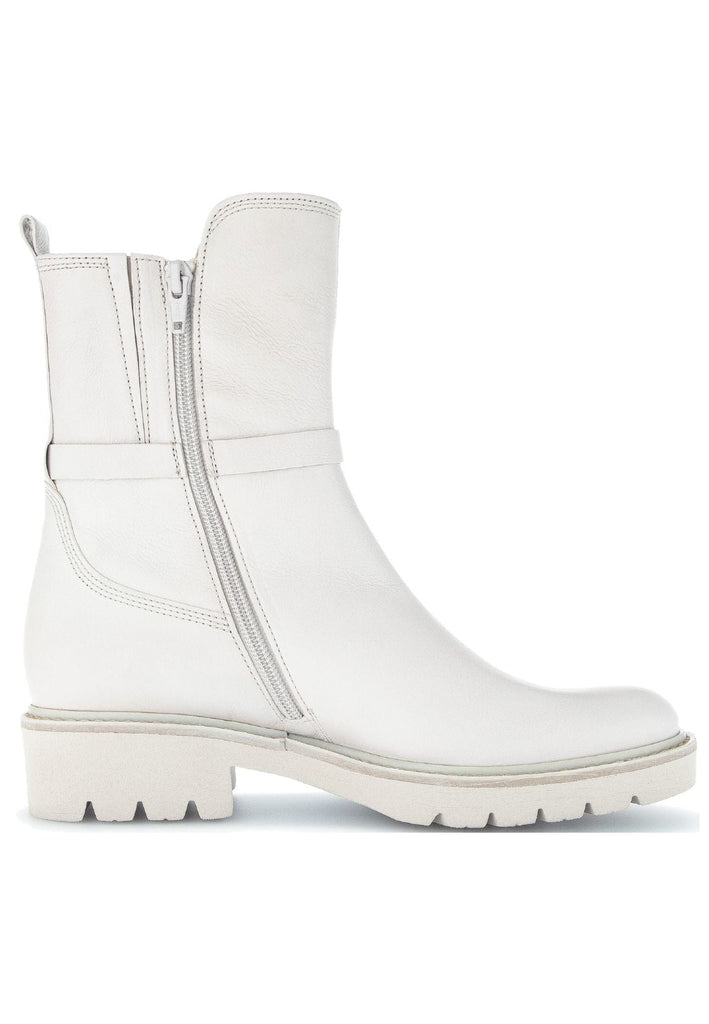 Gabor Stiefelette Glattleder Weiß