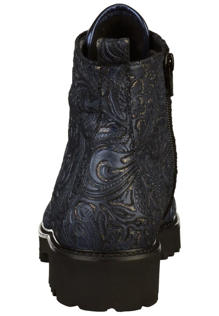 Gabor Stiefelette Leder Blau