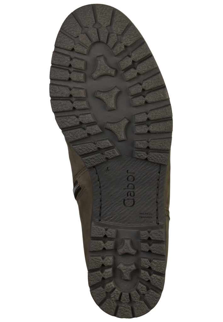 Gabor Stiefelette Leder Dunkelgrau