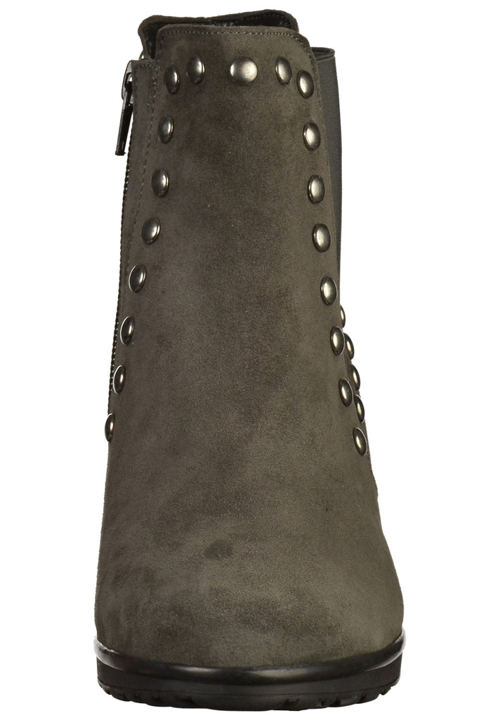 Gabor Stiefelette Leder Grau