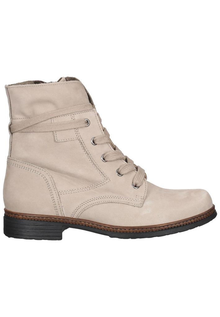 Gabor Stiefelette Leder Leinen