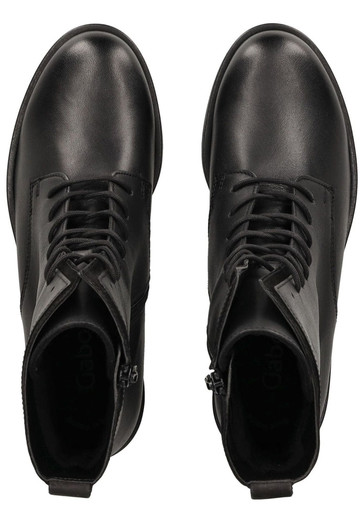 Gabor Stiefelette Leder Schwarz