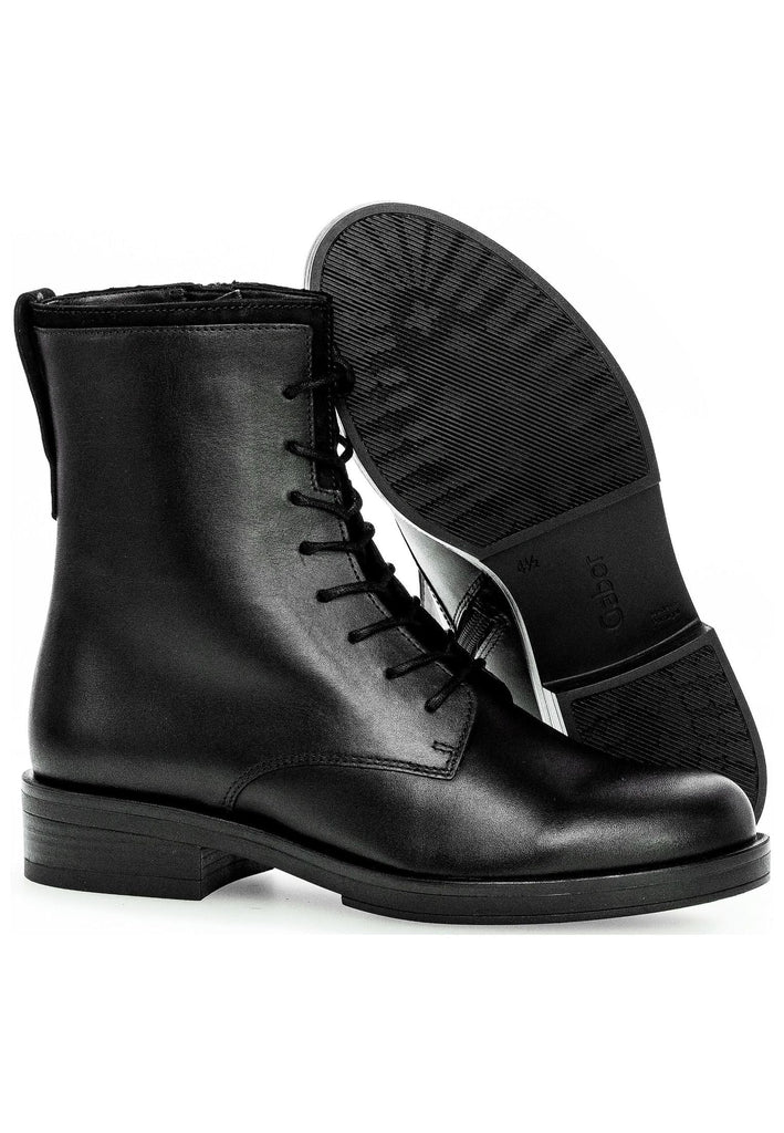 Gabor Stiefelette Leder Schwarz