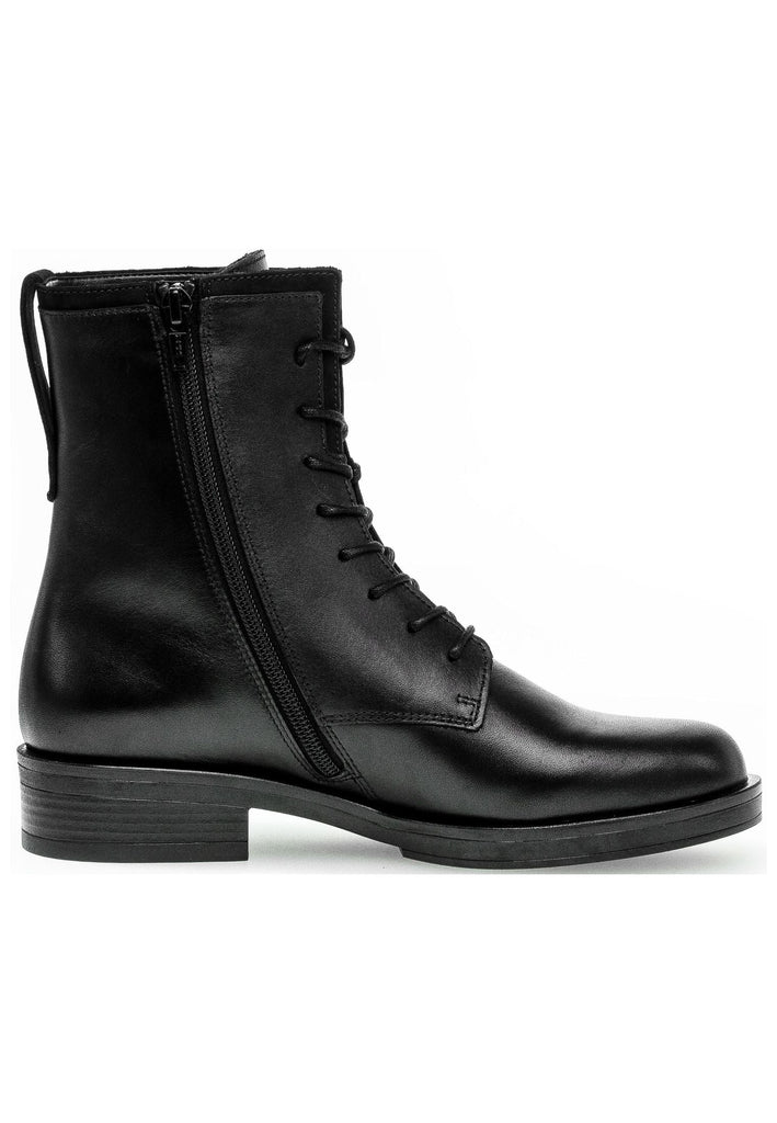Gabor Stiefelette Leder Schwarz