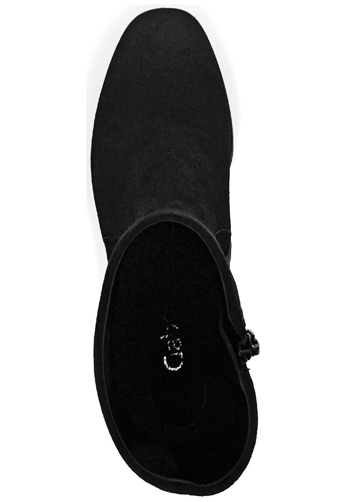 Gabor Stiefelette Leder Schwarz