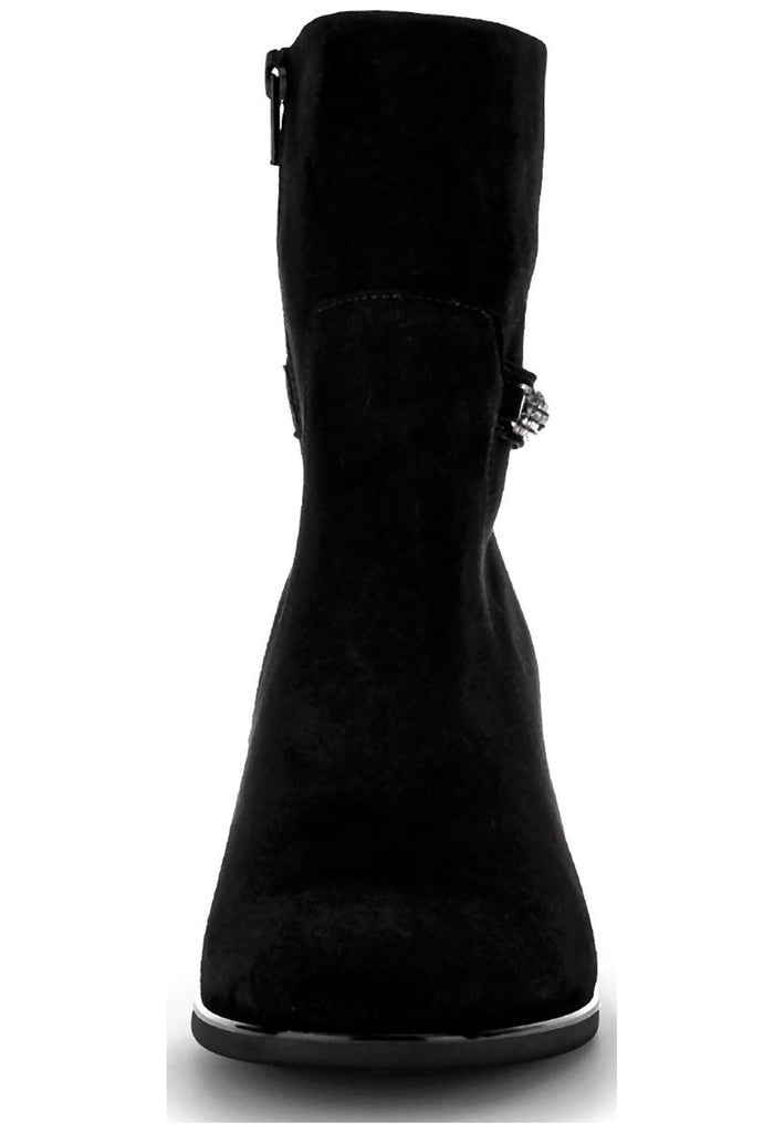 Gabor Stiefelette Leder Schwarz