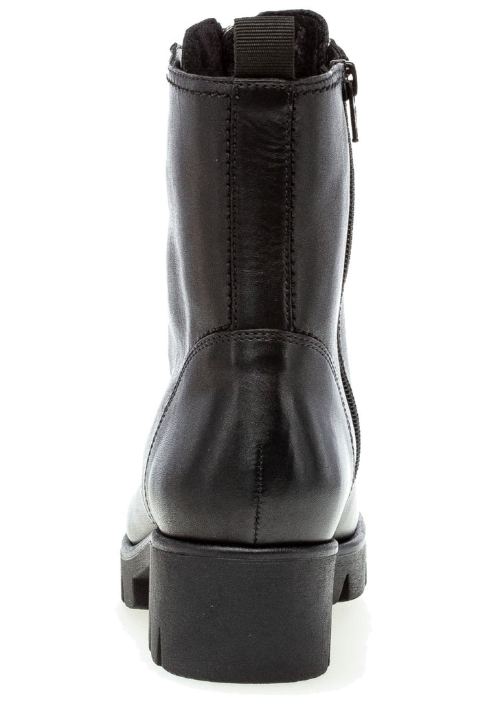 Gabor Stiefelette Leder Schwarz