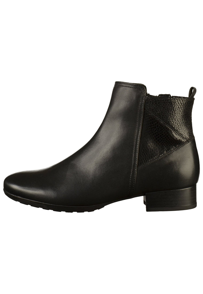 Gabor Stiefelette Leder Schwarz