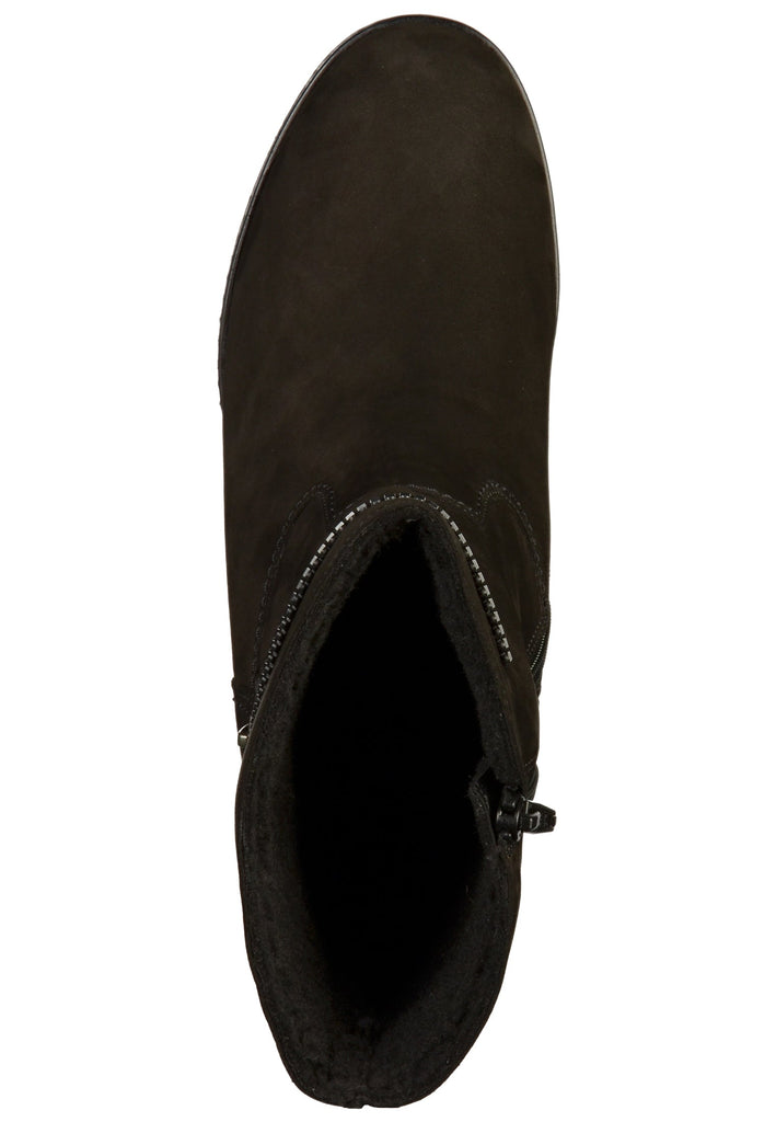 Gabor Stiefelette Leder Schwarz