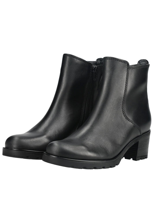Gabor Stiefelette Leder Schwarz