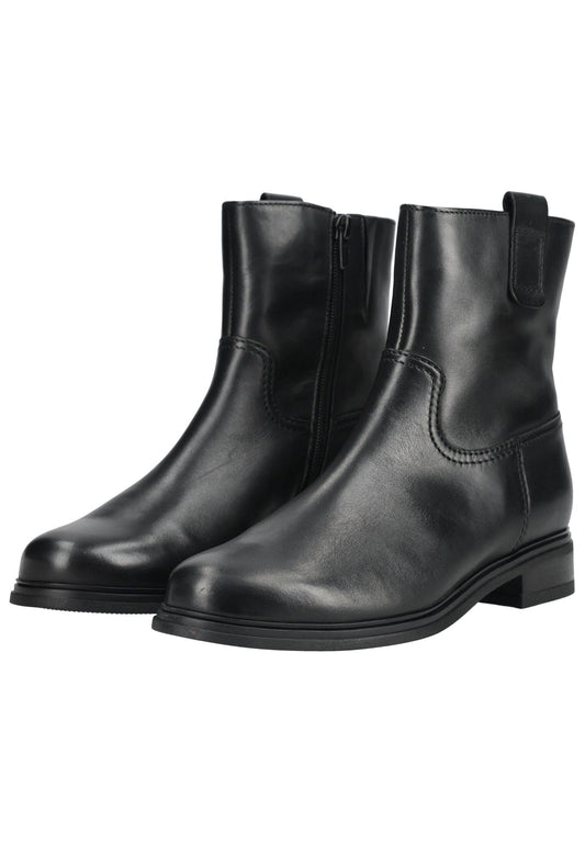 Gabor Stiefelette Leder Schwarz