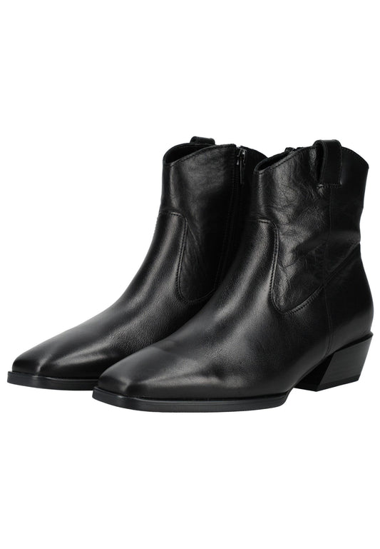 Gabor Stiefelette Leder Schwarz