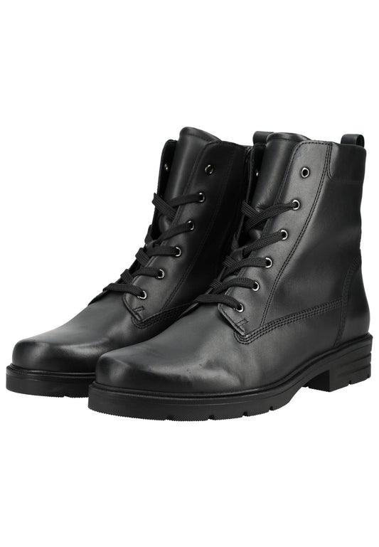 Gabor Stiefelette Leder Schwarz