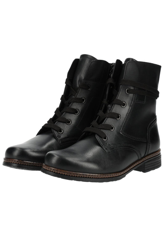 Gabor Stiefelette Leder Schwarz