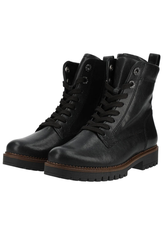 Gabor Stiefelette Leder Schwarz