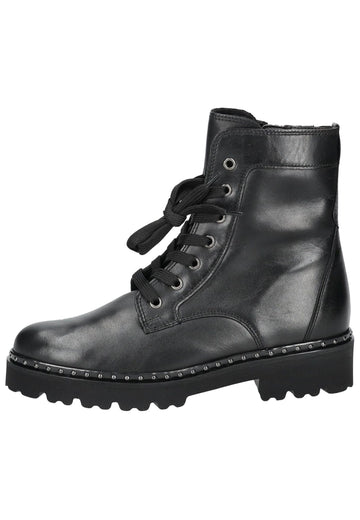 Gabor Stiefelette Leder Schwarz Warmfutter