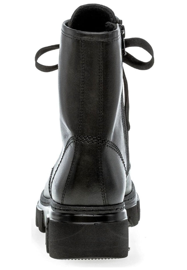 Gabor Stiefelette Leder Schwarz Warmfutter