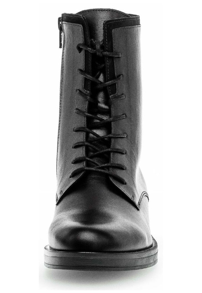 Gabor Stiefelette Leder Schwarz Warmfutter