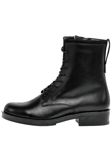 Gabor Stiefelette Leder Schwarz Warmfutter