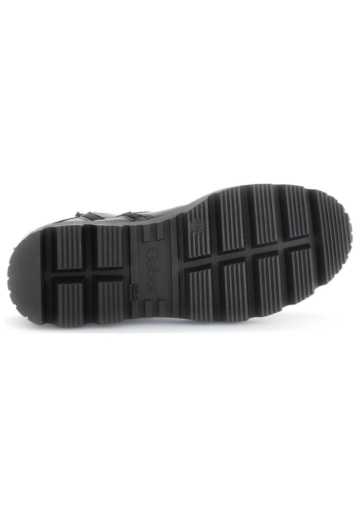 Gabor Stiefelette Leder Schwarz Warmfutter