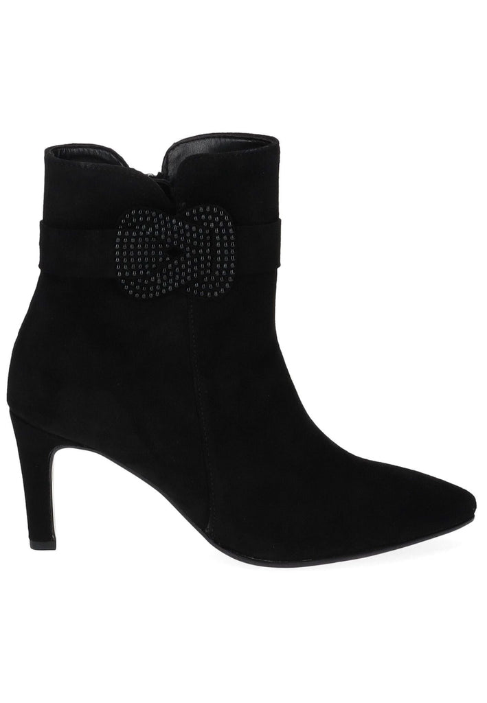 Gabor Stiefelette Leder Schwarz Warmfutter