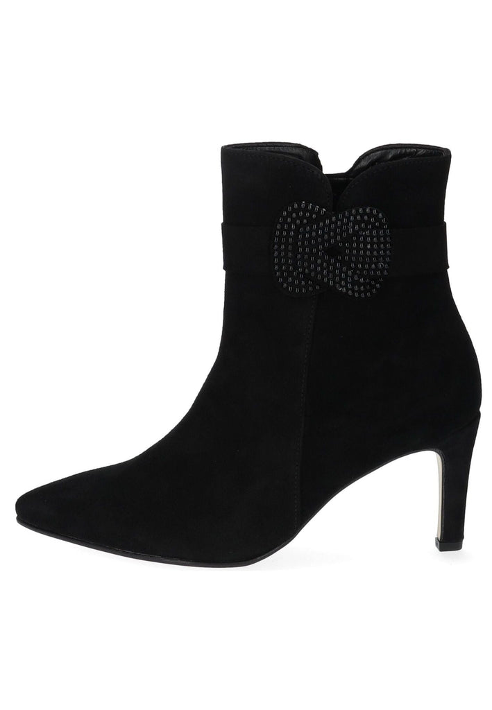 Gabor Stiefelette Leder Schwarz Warmfutter