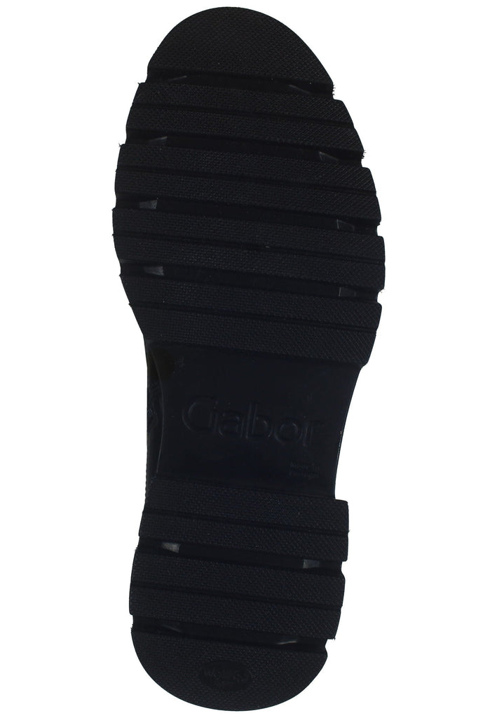 Gabor Stiefelette Leder Schwarz Warmfutter