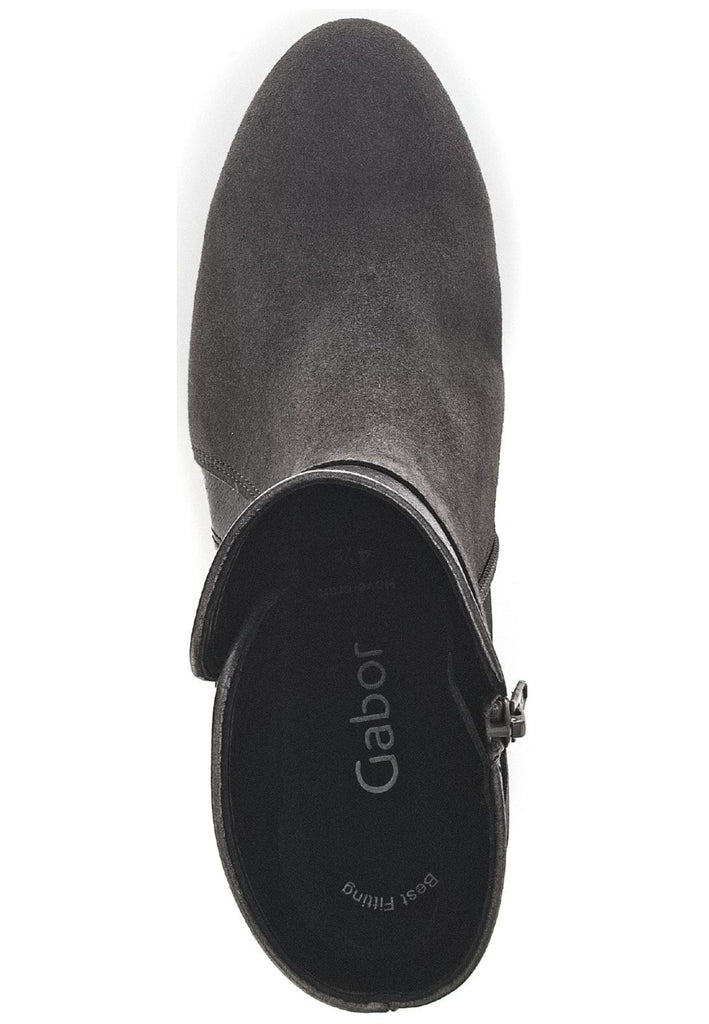 Gabor Stiefelette Leder/Textil Anthrazit