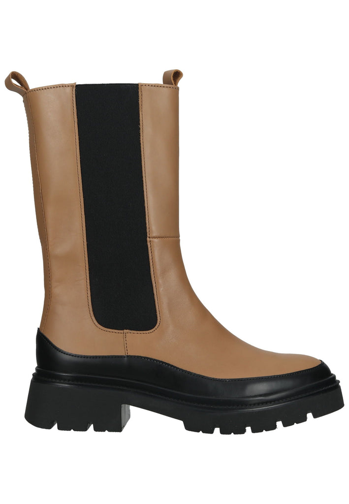 Gabor Stiefelette Leder/Textil Braun/Schwarz Warmfutter